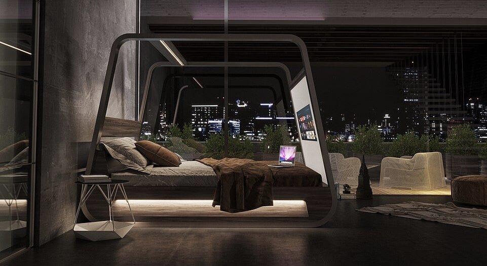 تختخوابی هوشمند خاص تماشای تلویزیون