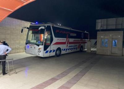 خبرنگاران انتقال بیش از یکصد بیمار کرونایی به وسیله اتوبوس آمبولانس در اهواز