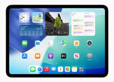 iPadOS 26 با زبان طراحی نو رونمایی شد